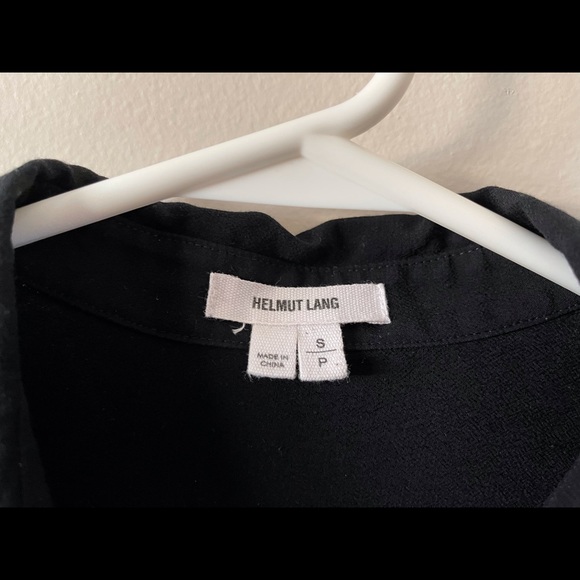 Helmut Lang - silk lined blouse, black - Picture 4 of 11